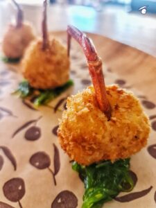 croquetas con sabor a mar