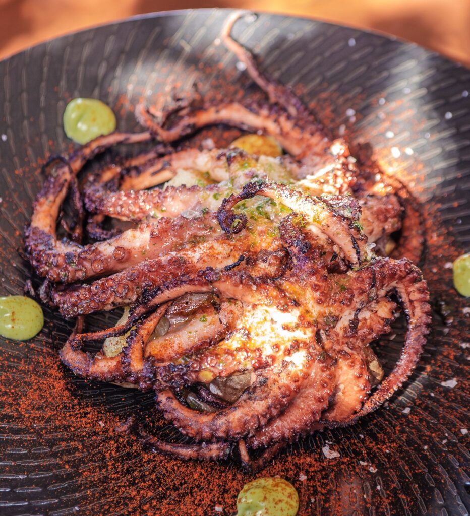 Pulpo de roca mallorquín en Ses Oliveres