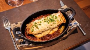 Lasaña casera Ses Oliveres Port de Sóller