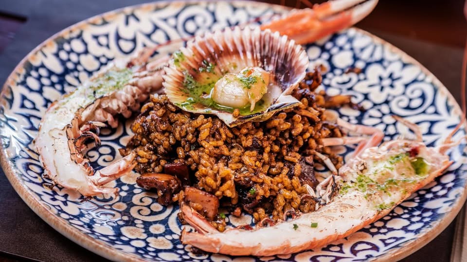 Arroz con sabor marinero en Ses Oliveres Port de Sóller